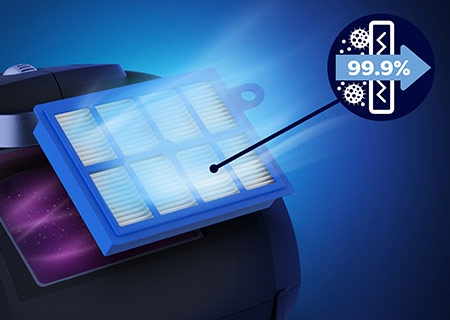 Филтърната система против алергии е идеална за хора, страдащи от алергии