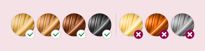 Подходящи цветове на космите