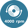 Икона за 4000 RPM