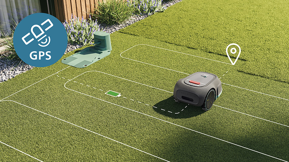 GPS картографиране на вашата градина за интелигентно косене