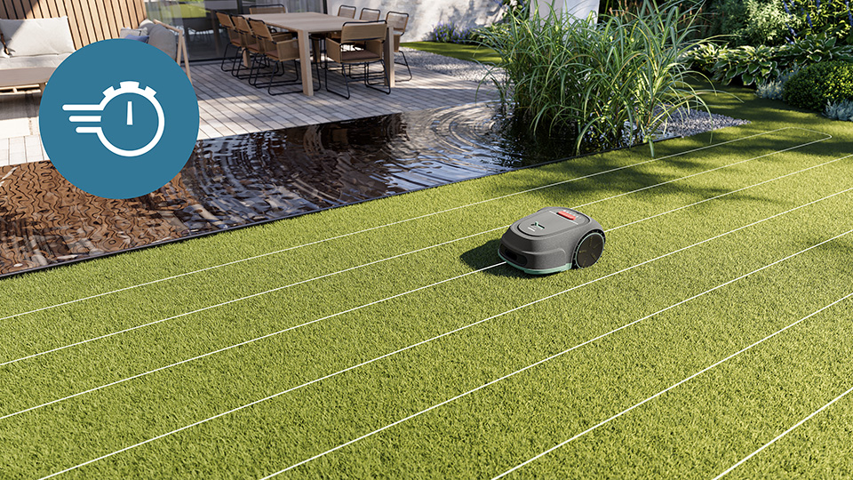 Покрива повече м2 за един цикъл на косене